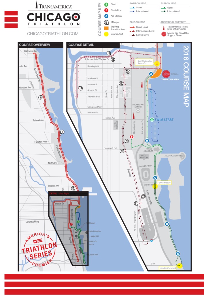 Chicago Triathlon 2024 Map Pdf Erna Rickie